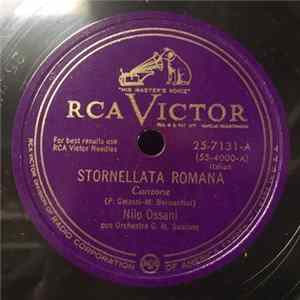 Nilo Ossani con Orchestra G.M. Guarino - Stornellata Romana / Va, Serenatella Album