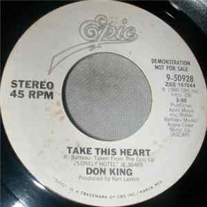 Don King - Take This Heart Album