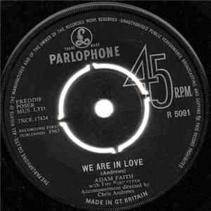 Adam Faith With The Roulettes - We Are In Love Album