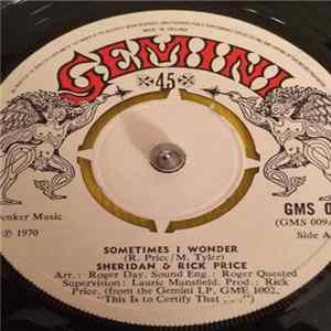 Sheridan / Price - Sometimes I Wonder Album