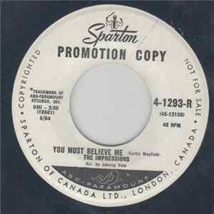 The Impressions - You Must Believe Me Album