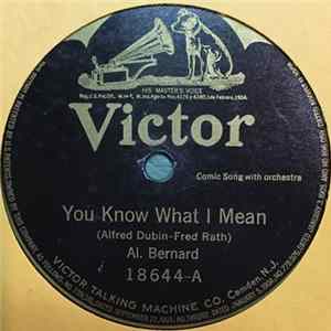 Al. Bernard - You Know What I Mean / Bell Hop Blues Album