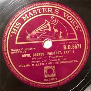 Glenn Miller And His Orchestra - Anvil Chorus Album