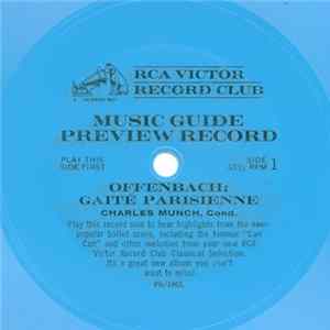 Unknown Artist - Music Guide Preview Record Album