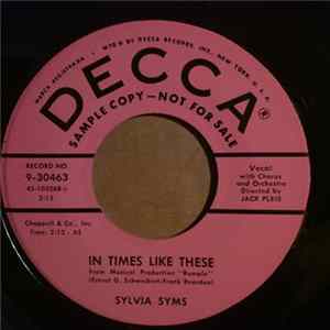 Sylvia Syms - In Times Like These Album