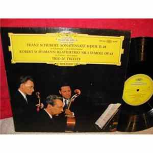 Franz Schubert, Robert Schumann, Trio Di Trieste - Sonatensatz B-dur D.28 / Klaviertrio Nr 1 D-moll Op 63 Album