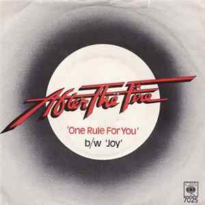 After The Fire - One Rule For You Album