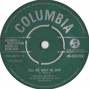 Helen Shapiro - Tell Me What He Said Album