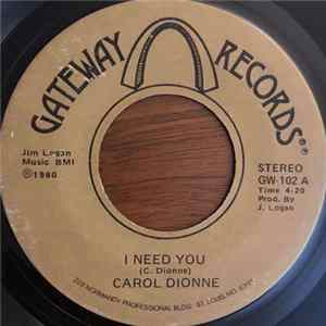 Carol Dionne - I Need You Album