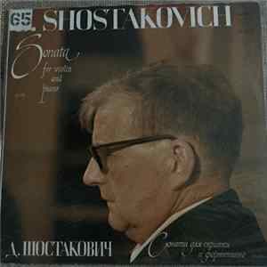 D. Shostakovich - Sonata For Violin And Piano, Op. 134 Album