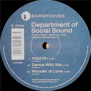 Department Of Social Sound - Hold On E.P. Album
