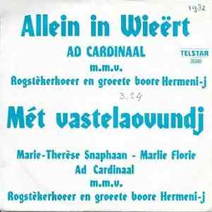 Ad Cardinaal, Marie Therése Snaphaan - Allein In Wieërt Album