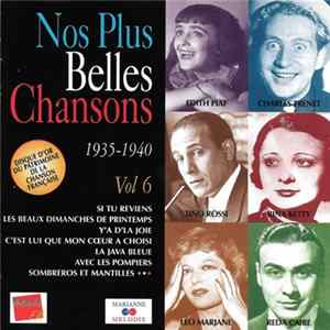 Various - No Plus Belles Chansons ● 1935-1940 ● Vol. 6 Album