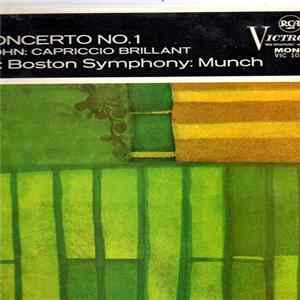 Gary Graffman, Münch, Mendelssohn, Chopin, Bostoner Symphonie Orchester - Piano Concerto No.1 - Capriccio Brillant Album