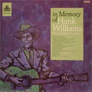 Hank Williams With His Drifting Cowboys - In Memory Of Hank Williams Album