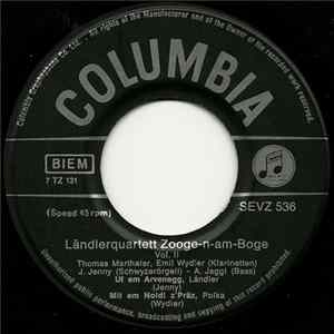 Ländlerquartett Zooge-n-am-Boge - Ländlerquartett Zooge-n-am-Boge Vol. II Album