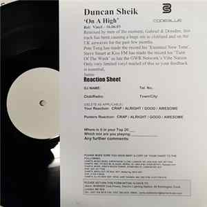 Duncan Sheik - On A High Album