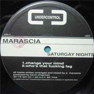 Marascia - Saturgay Nights Album