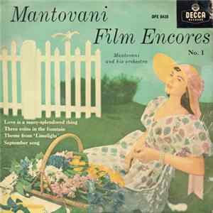 Mantovani And His Orchestra - Mantovani Film Encores No.1 Album
