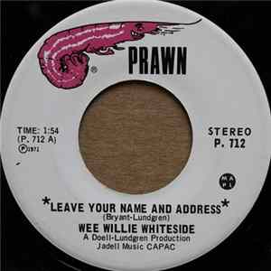 Wee Willie Whiteside - Leave Your Name And Address Album