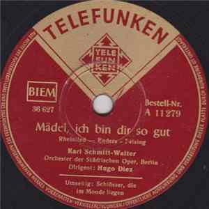 Karl Schmitt-Walter - Mädel, Ich Bin Dir So Gut / Schlösser, Die Im Monde Liegen Album