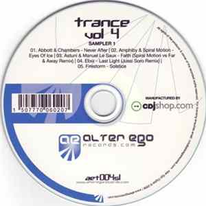 Various - Trance Vol 4 - Sampler 1 Album