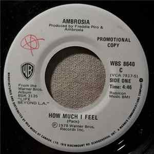 Ambrosia - How Much I Feel Album