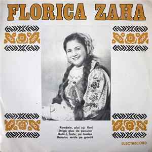 Florica Zaha - Românie, Plai Cu Flori Album
