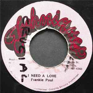 Frankie Paul - I Need A Love Album