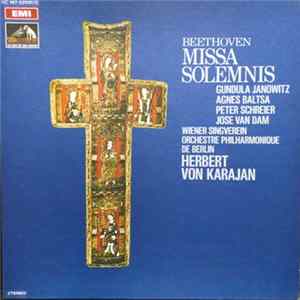 Beethoven, Karajan, Gundula Janowitz, Agnes Baltsa, Peter Schreier, José van Dam, Orchestre Philharmonique De Berlin, Wiener Singverein - Missa Solemnis Album