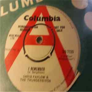 Chris Farlowe & The Thunderbirds - I Remember Album