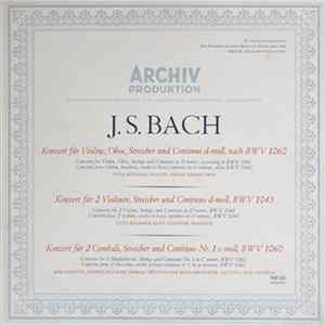 J.S. Bach - Münchener Bach-Orchester & Karl Richter - 3 Doppelkonzerte / 3 Double Concertos Album