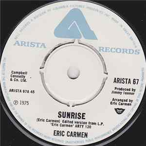 Eric Carmen - Sunrise Album