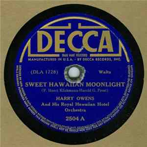 Harry Owens And His Royal Hawaiian Hotel Orchestra - Sweet Hawaiian Moonlight / Happy Hawaiian Beach Boy Album
