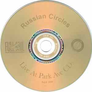 Russian Circles - Live At Park Ave CDs Album