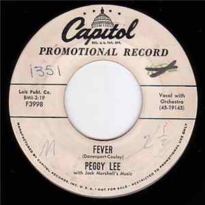 Peggy Lee - Fever / You Don't Know Album