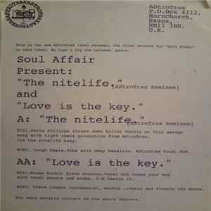 Soul Affair - The Nitelife (AStroTrax Remixes) / Love Is The Key Album