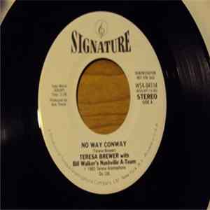 Teresa Brewer With Bill Walker's Nashville A-Team - No Way Conway / Sittin' Here Cryin' Album