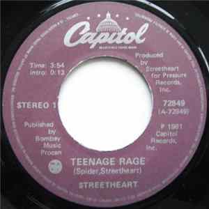 Streetheart - Teenage Rage Album