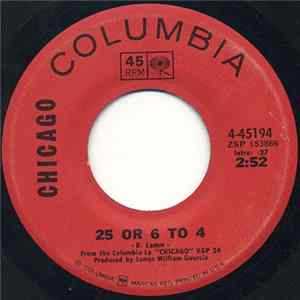 Chicago - 25 Or 6 To 4 Album