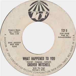 Grover Mitchell With The Paul William's Orch. - What Happened To You / Take A Look Album