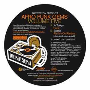 Nik Weston Presents Jo Tongo / Sookie - Afro Funk Gems Volume Five Album