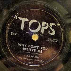 Mimi Martel / Bud Roman, The Hal Lomen Orchestra - Why Don't You Believe Me Album