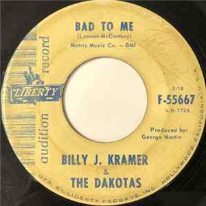 Billy J. Kramer & The Dakotas - Do You Want To Know A Secret / Bad To Me Album