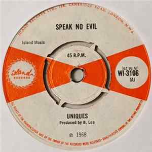 Uniques / Glen Adams - Speak No Evil / That New Girl Album