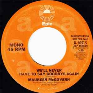 Maureen McGovern - We'll Never Have To Say Goodbye Again Album