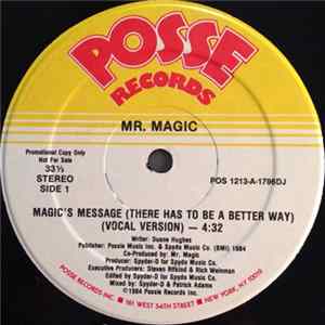 Mr. Magic - Magic's Message (There Has To Be A Better Way) Album
