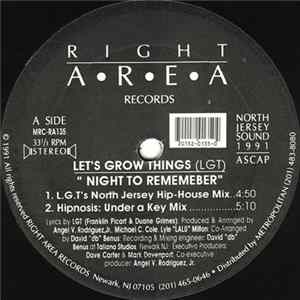 Let's Grow Things - Night To Rememeber Album