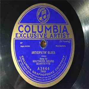 Southern Negro Quartette - Anticipatin' Blues / I'm Wild About Moonshine Album