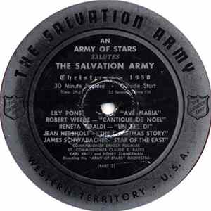Various - An Army Of Stars Salutes The Salvation Army: Christmas - 1950 Part 2 Album